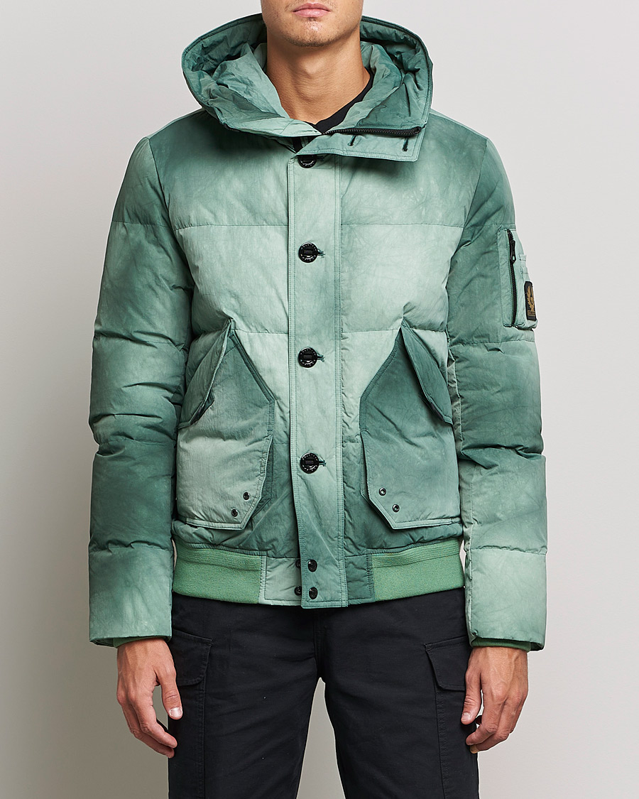 Heren | Jassen | Belstaff | Radar Batik Hooded Jacket Graph Green