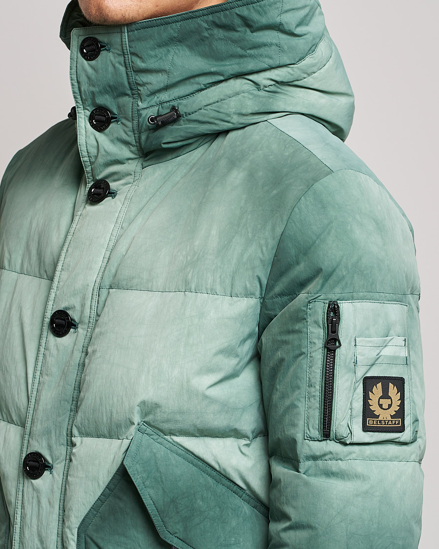 Heren | Jassen | Belstaff | Radar Batik Hooded Jacket Graph Green