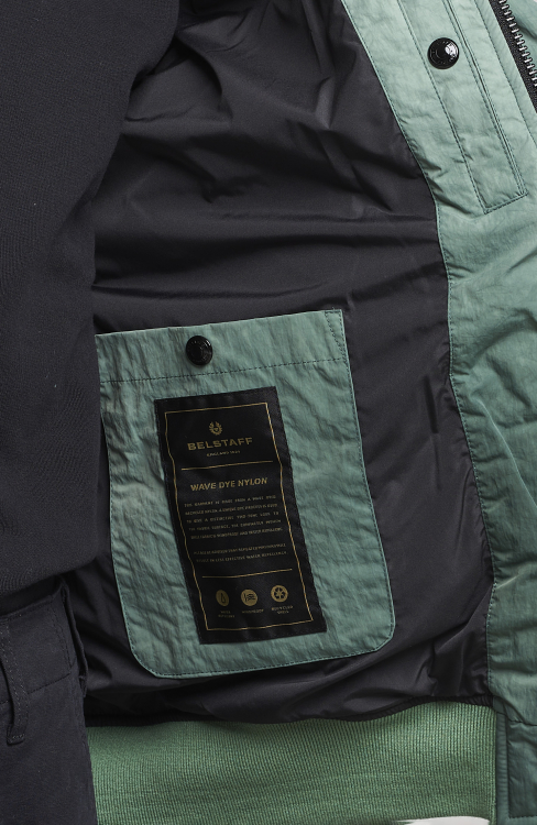 Heren | Jassen | Belstaff | Radar Batik Hooded Jacket Graph Green