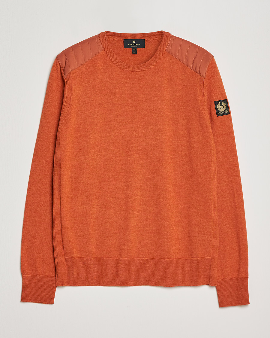 Heren | Truien | Belstaff | Kerrigan Crew Neck Merino Sweatshirt Amber