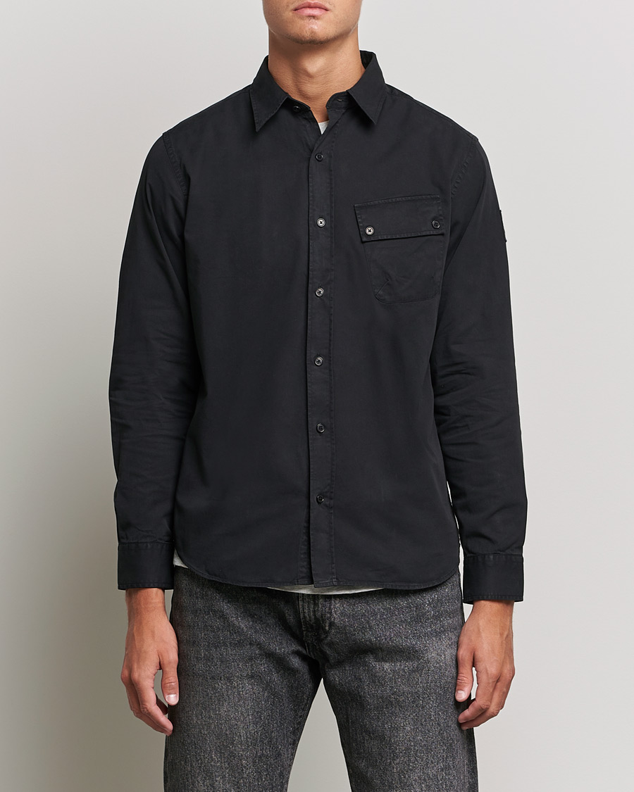 Heren | Belstaff | Belstaff | Pitch Cotton Pocket Shirt Black