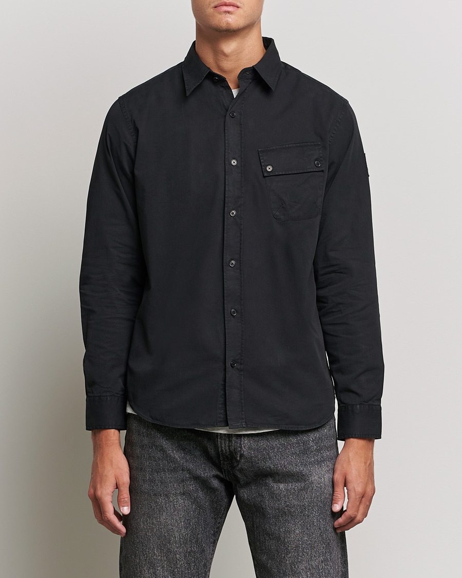 Heren | Overhemden | Belstaff | Pitch Cotton Pocket Shirt Black