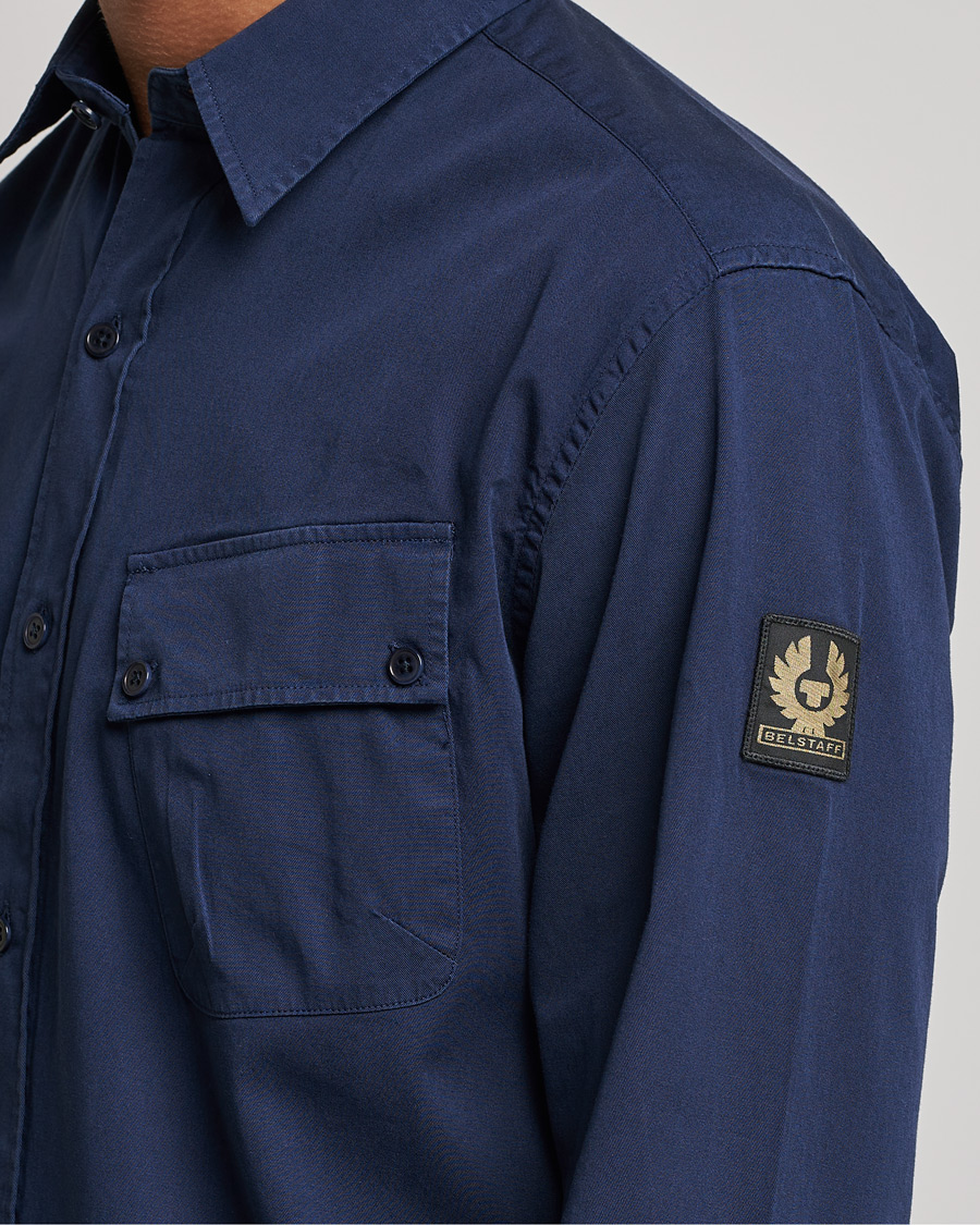 Heren | Overhemden | Belstaff | Pitch Cotton Pocket Shirt Deep Navy