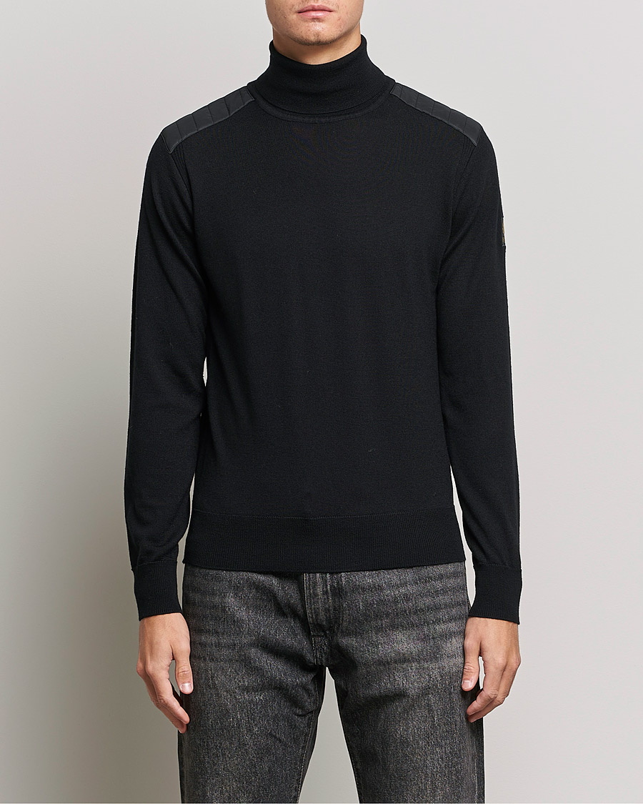 Heren | Sale | Belstaff | Kingsland Merino Rollneck Black