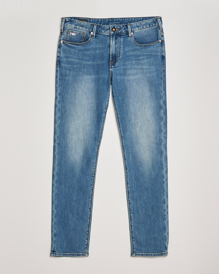 Heren | Jeans | Emporio Armani | Slim Fit Jeans Light Blue