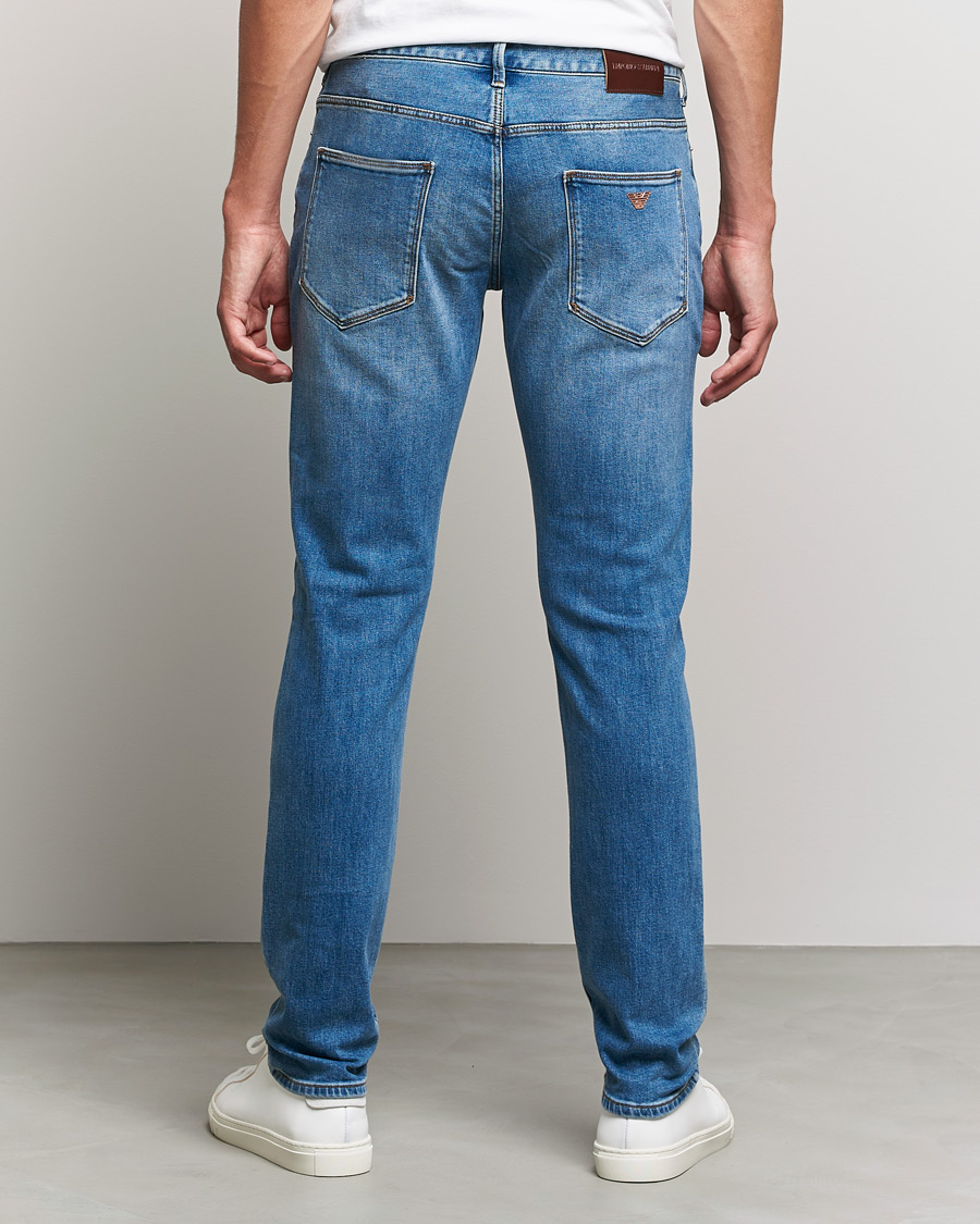 Heren | Jeans | Emporio Armani | Slim Fit Jeans Light Blue