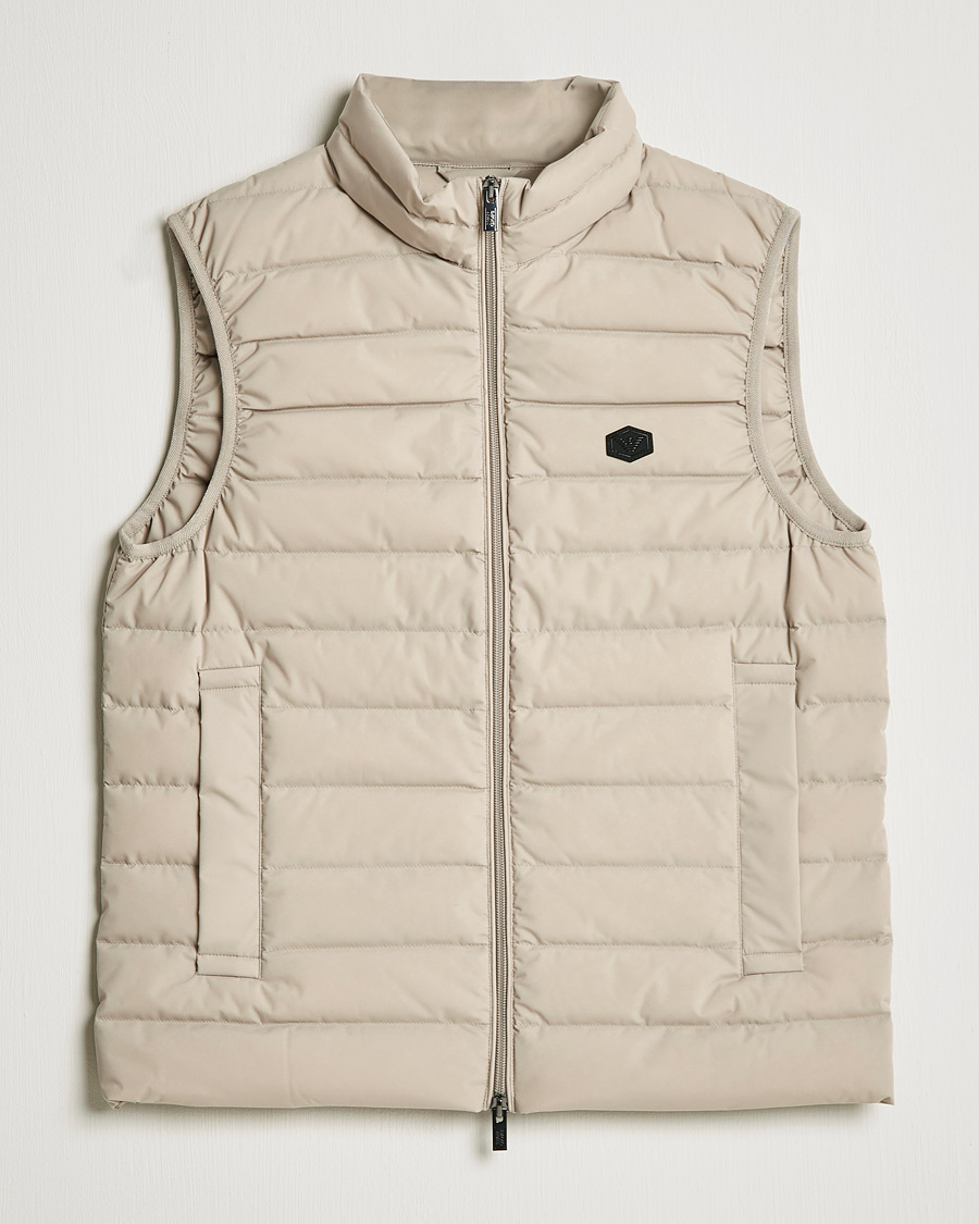 Heren | Jassen | Emporio Armani | Light Down Vest Beige