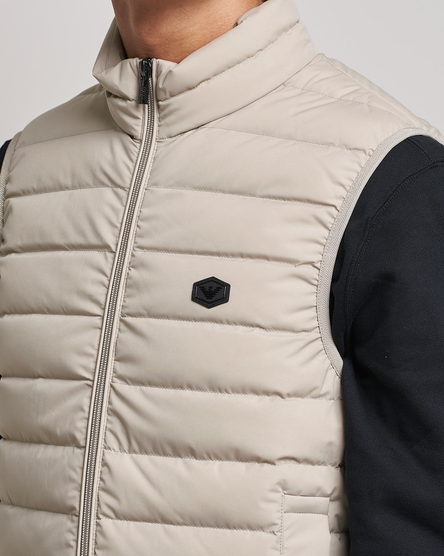 Heren | Jassen | Emporio Armani | Light Down Vest Beige