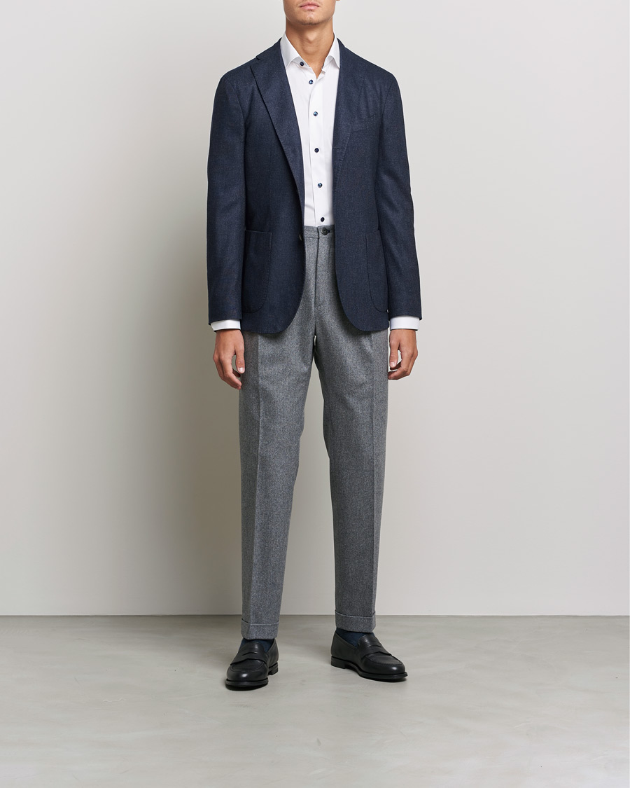 Heren | Overhemden | Eton | Organic Cotton Signature Twill Contemporary Shirt White