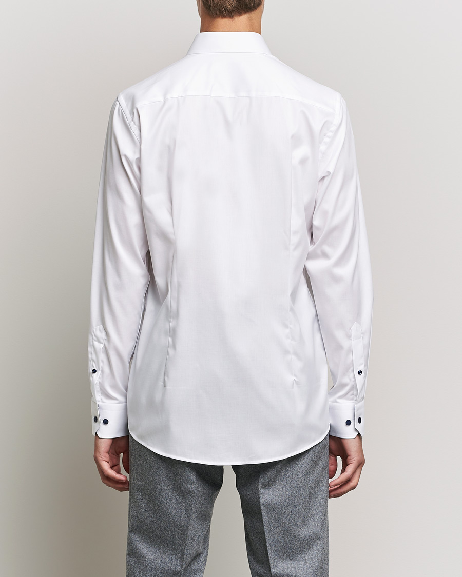 Heren | Overhemden | Eton | Organic Cotton Signature Twill Contemporary Shirt White