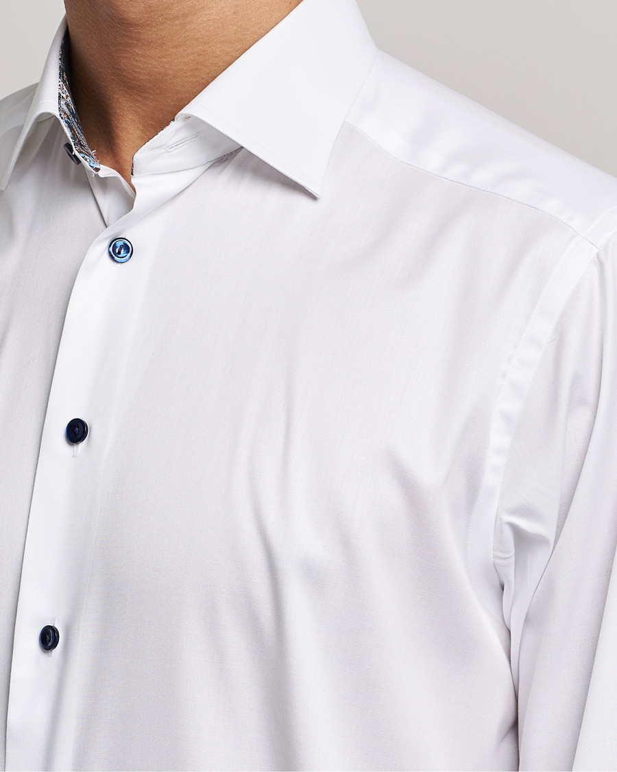 Heren | Overhemden | Eton | Organic Cotton Signature Twill Contemporary Shirt White