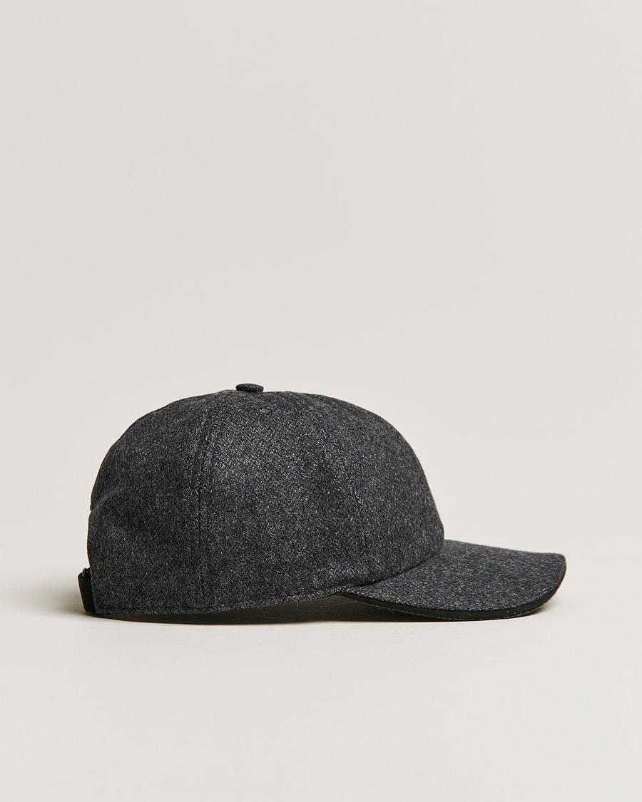 Heren | Eton Wool Baseboll Cap Grey | Eton | Wool Baseboll Cap Grey