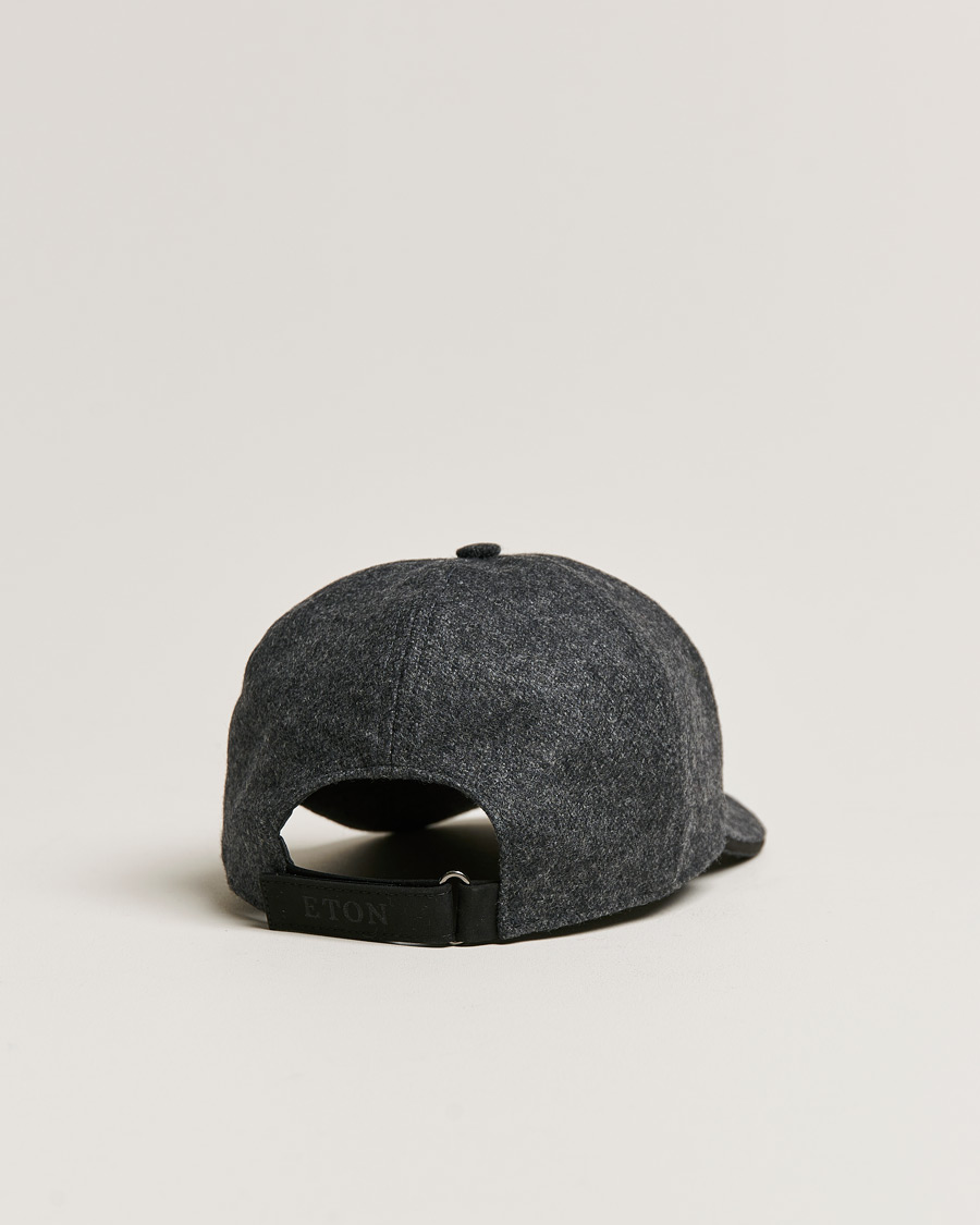 Heren | Eton Wool Baseboll Cap Grey | Eton | Wool Baseboll Cap Grey