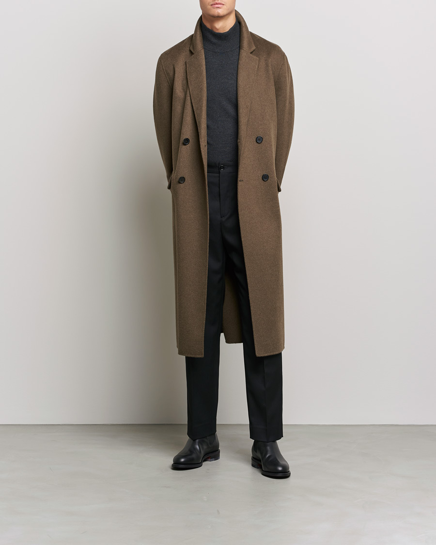 Heren | Jassen | Filippa K | Athens Wool Cashmere Coat Olive Melange