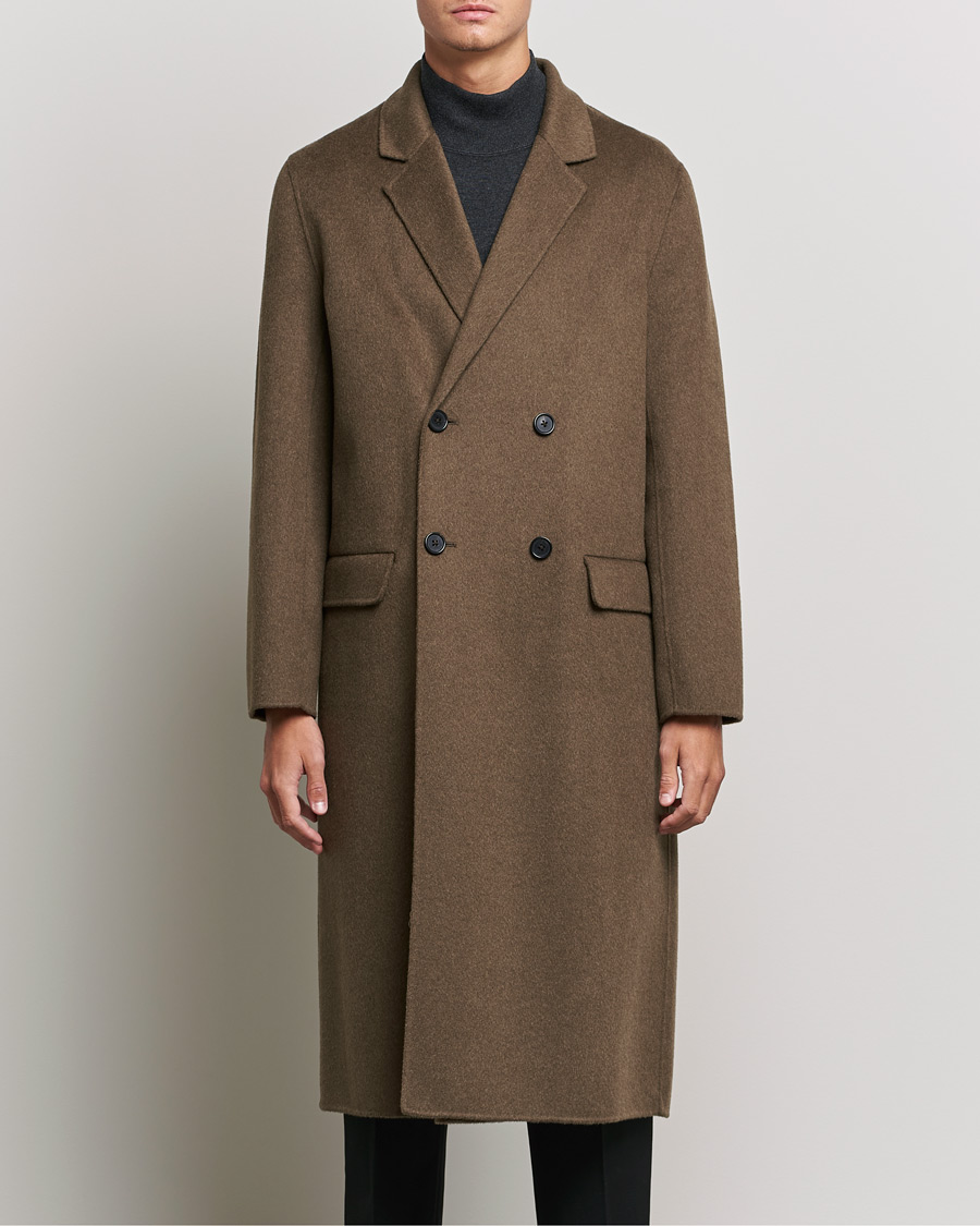 Heren | Jassen | Filippa K | Athens Wool Cashmere Coat Olive Melange