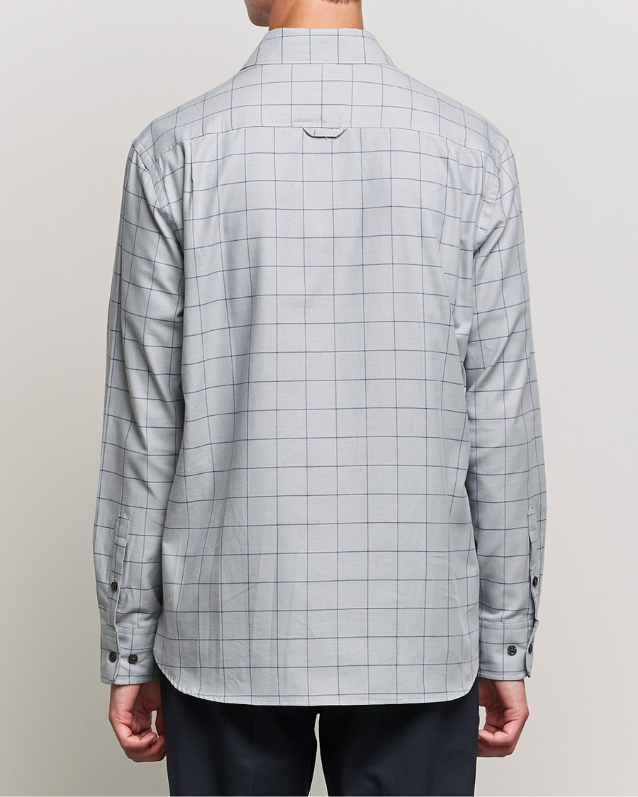 Heren | Overhemden | Filippa K | Rob Checked Shirt Light Grey
