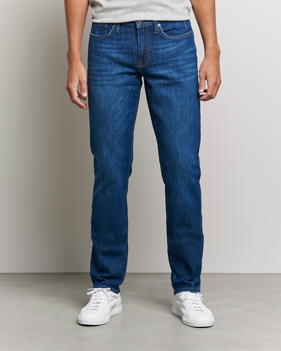 Heren | Blauwe jeans | FRAME | L´Homme Slim Stretch Jeans Niagra