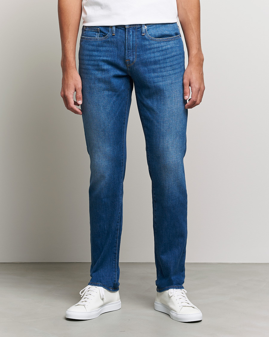 Heren | Blauwe jeans | FRAME | L´Homme Slim Stretch Jeans Verdugo
