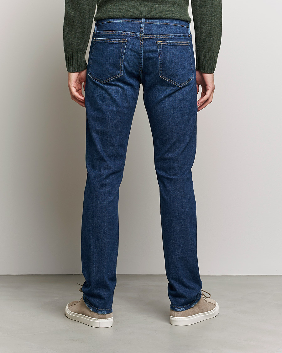 Heren | Jeans | FRAME | L´Homme Slim Stretch Degradable Jeans Indigo Land