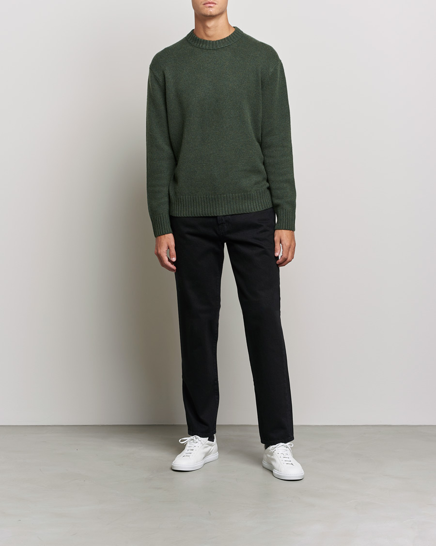 Heren | Truien | FRAME | Cashmere Sweater Military Green