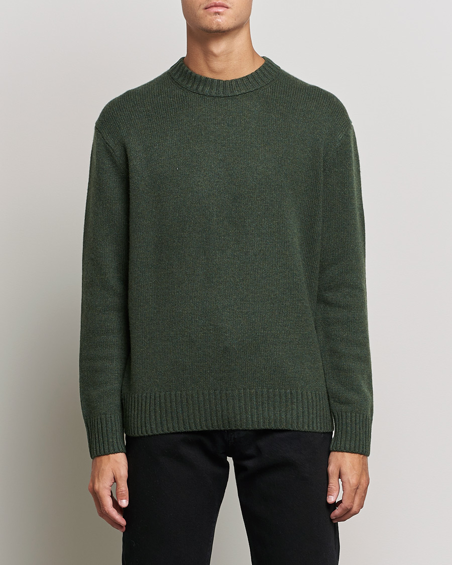 Heren | Truien | FRAME | Cashmere Sweater Military Green