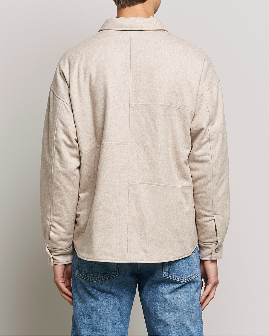 Heren | Overhemden | FRAME | Warm Textured Wool/Cashmere Overshirt Deep Fog
