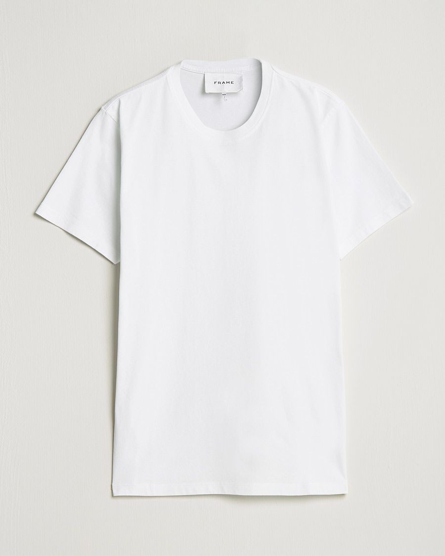 Heren |  | FRAME | Logo T-Shirt Blanc