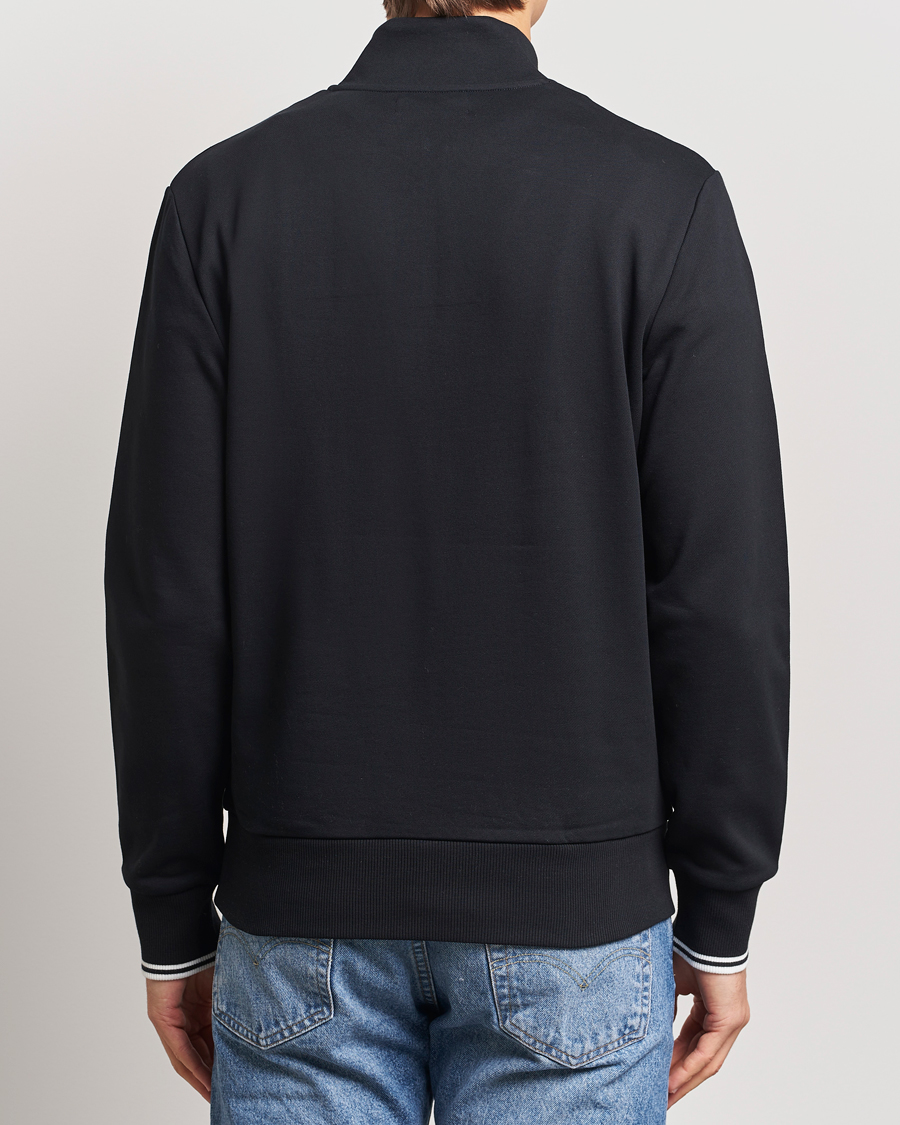 Heren | Truien | Fred Perry | Half Zip Sweatshirt Black
