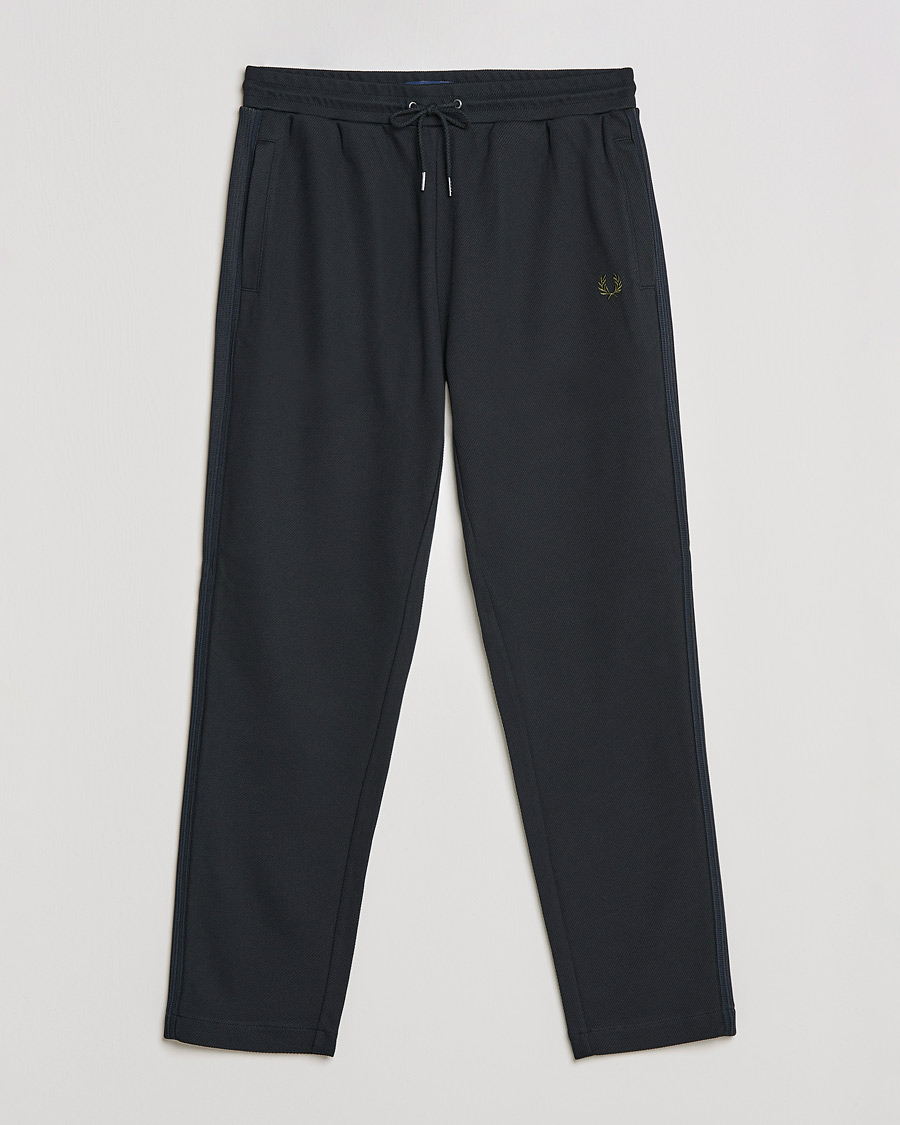 Heren | Broeken | Fred Perry | Knitted Tapped Track Pant Black