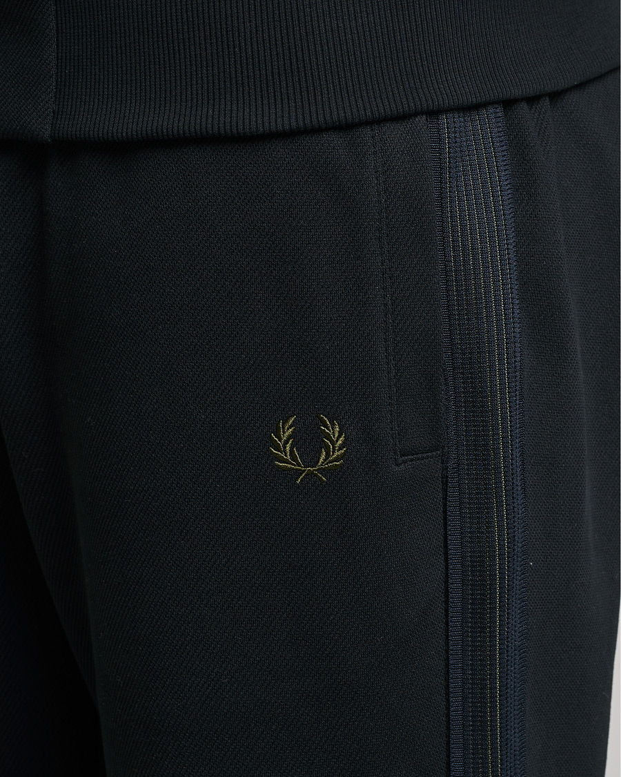 Heren | Broeken | Fred Perry | Knitted Tapped Track Pant Black