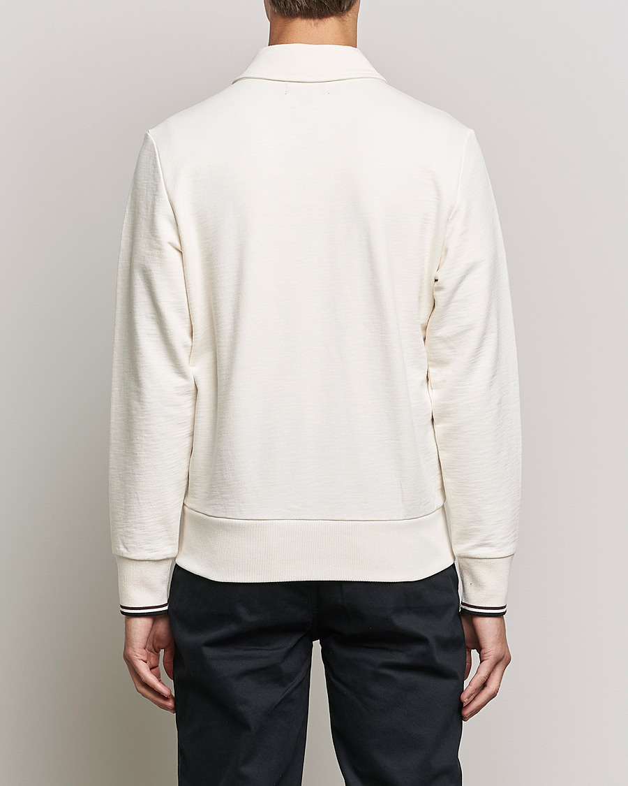 Heren | Truien | Fred Perry | Zip Though Sweatshirt Ecru