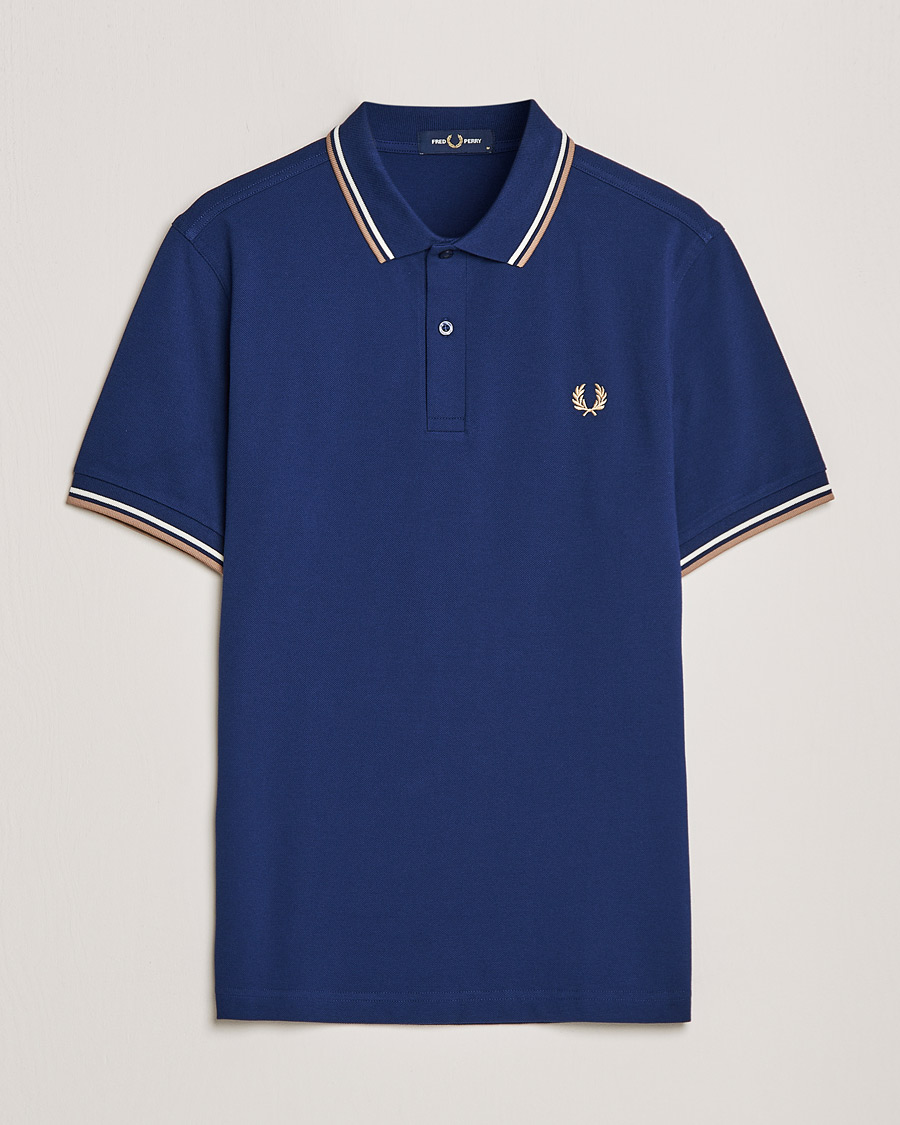 Heren | Polo's | Fred Perry | Twin Tipped Shirt Navy
