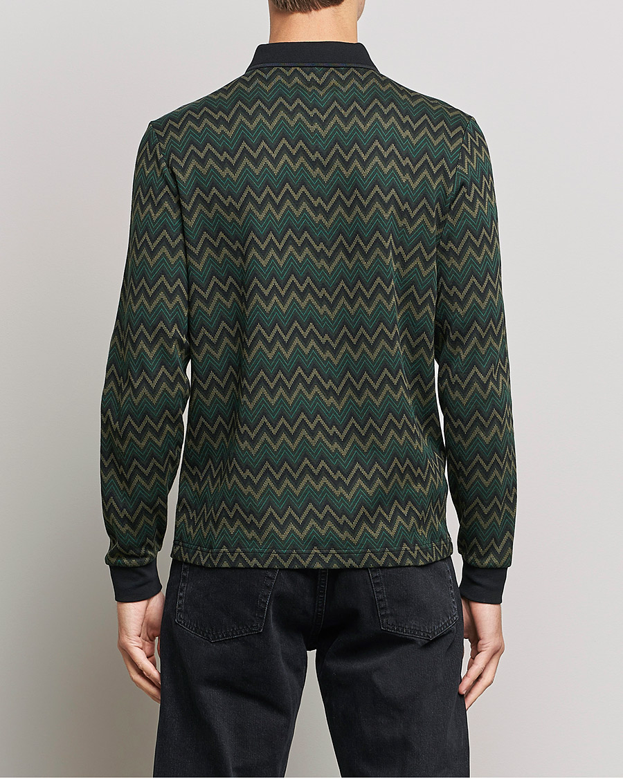 Heren | Truien | Fred Perry | Jaquard Polo Shirt Night Green