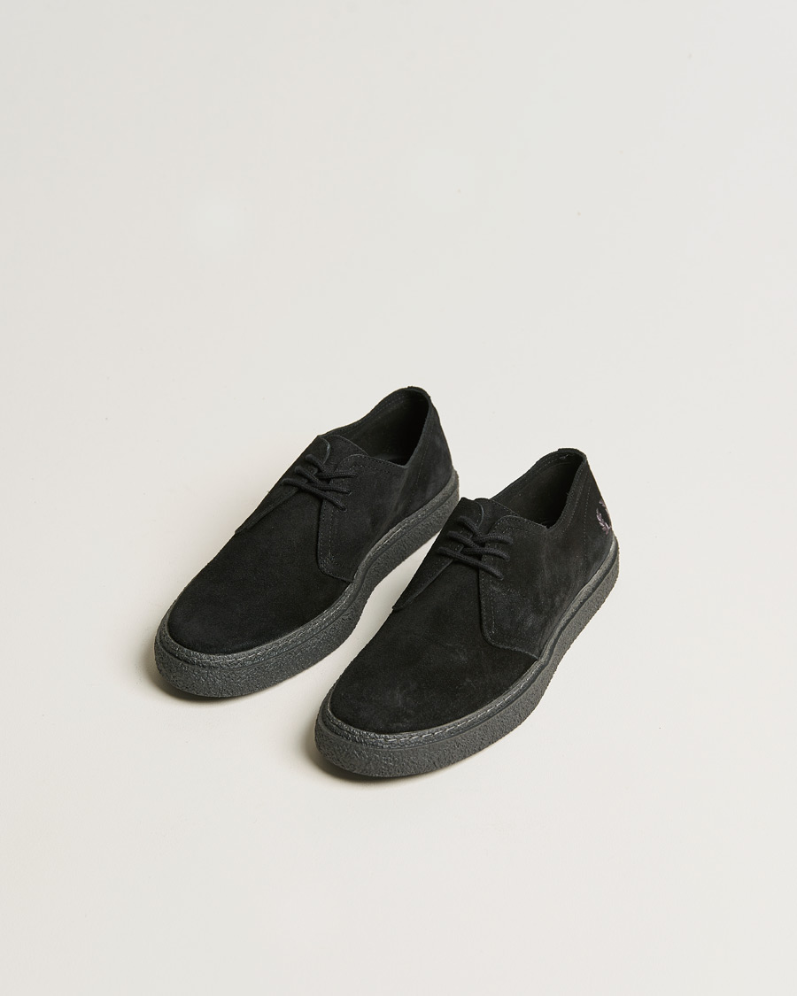 Heren | Fred Perry Linden Suede Derby Black | Fred Perry | Linden Suede Derby Black