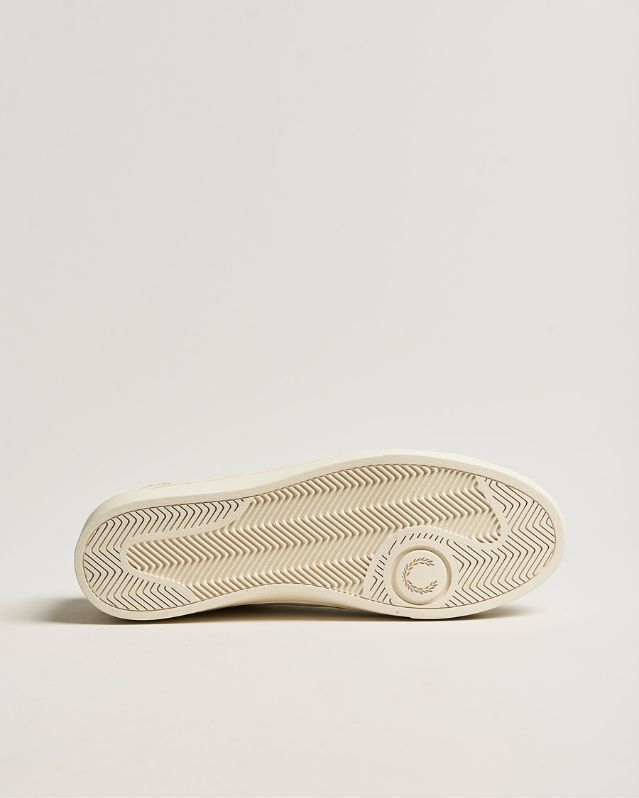 Heren | Fred Perry Spencer Tumbled Leather Sneaker Ecru | Fred Perry | Spencer Tumbled Leather Sneaker Ecru