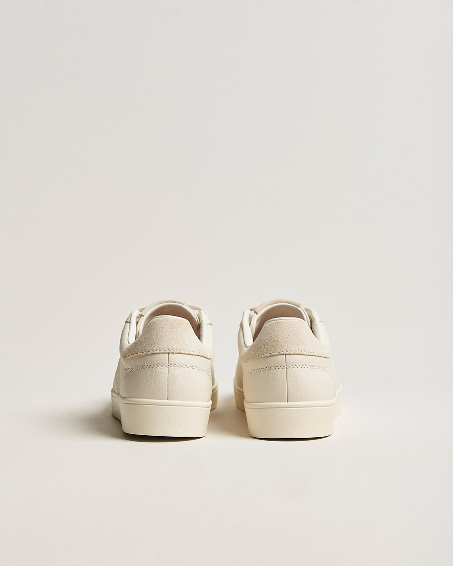 Heren | Fred Perry Spencer Tumbled Leather Sneaker Ecru | Fred Perry | Spencer Tumbled Leather Sneaker Ecru