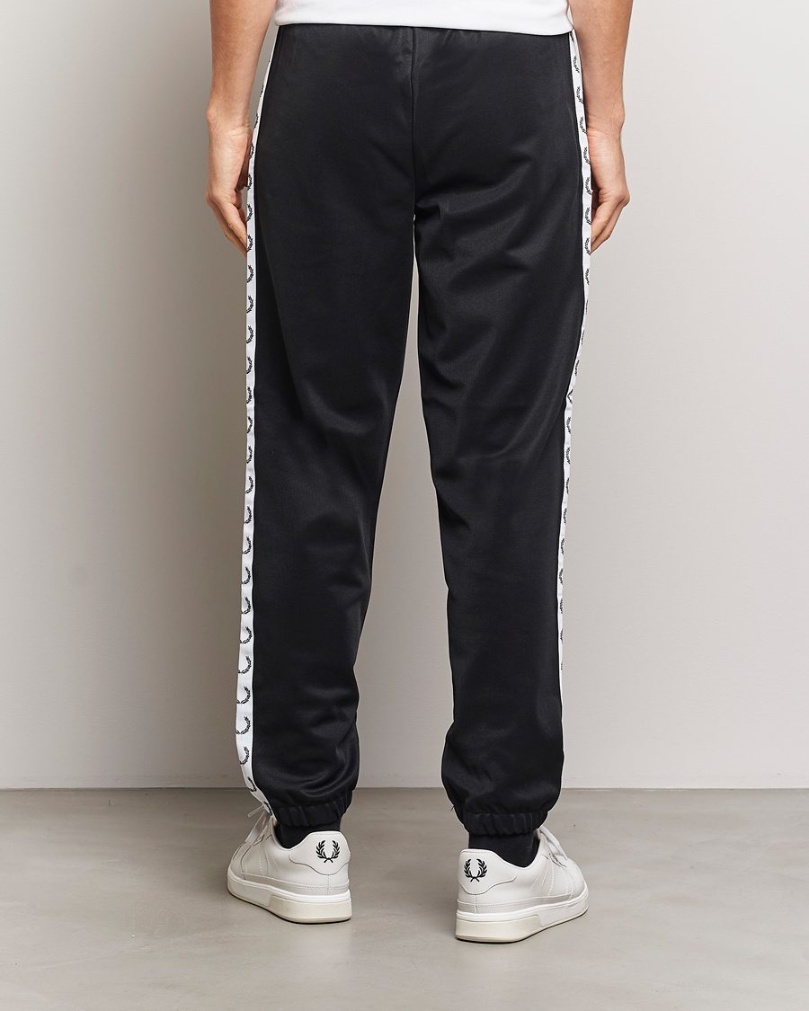 Heren | Broeken | Fred Perry | Taped Track Pants Black