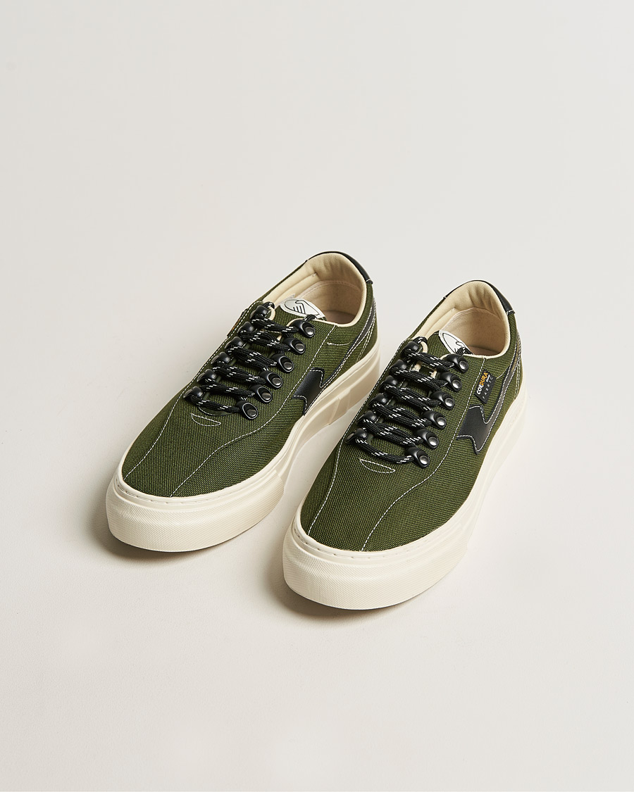 Heren | Stepney Workers Club Dellow S-Strike Cup Cordura Sneaker Military/Black | Stepney Workers Club | Dellow S-Strike Cup Cordura Sneaker Military/Black