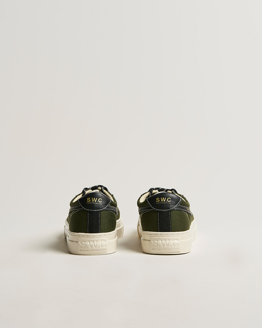 Heren | Stepney Workers Club Dellow S-Strike Cup Cordura Sneaker Military/Black | Stepney Workers Club | Dellow S-Strike Cup Cordura Sneaker Military/Black