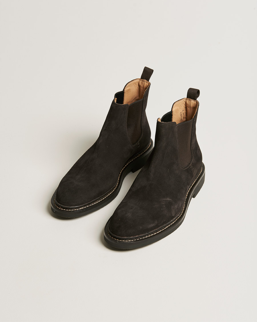 Heren | Heschung | Heschung | Tremble Hydrovelours Sude Boot Brown