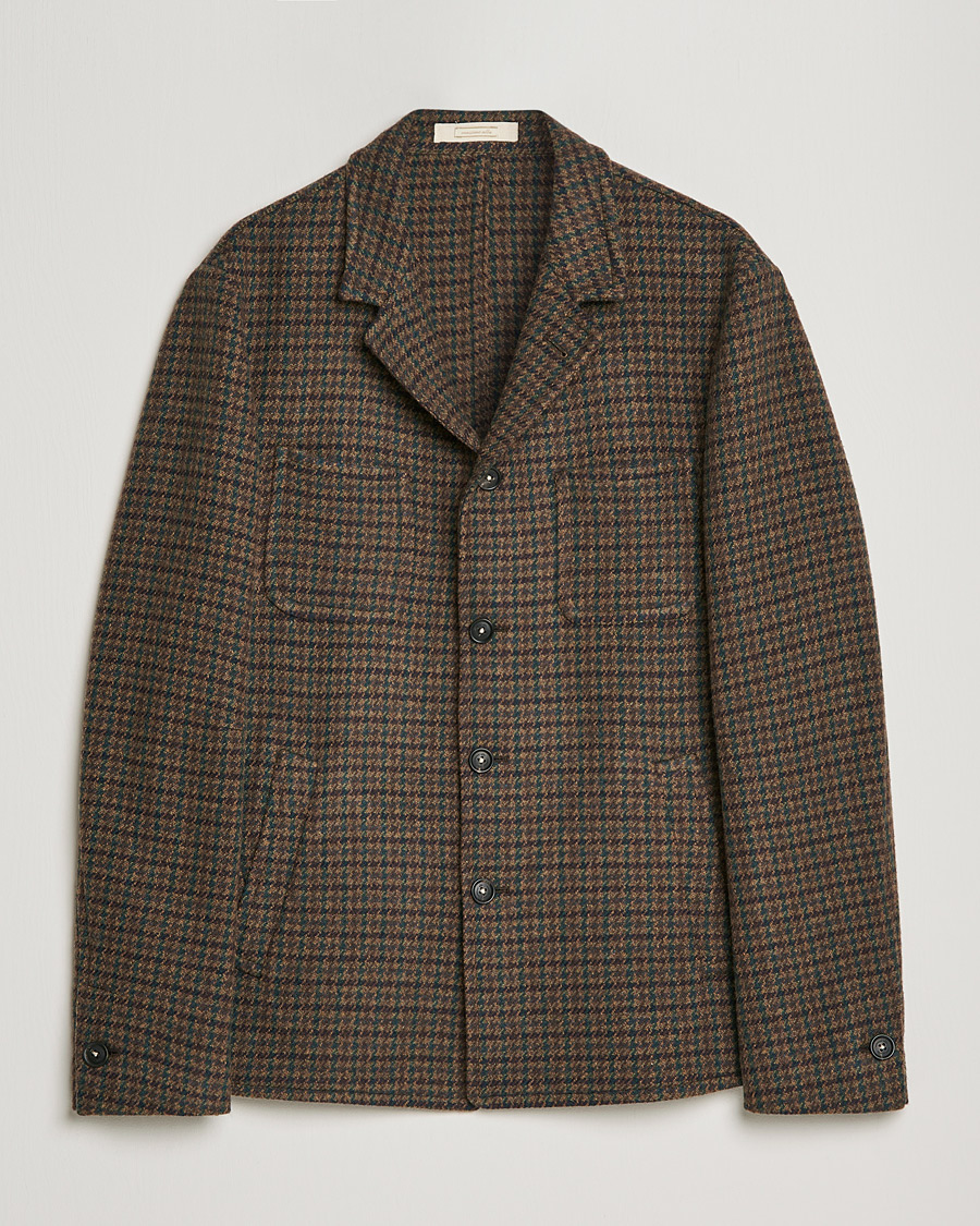 Heren | Jassen | Massimo Alba | Soft Tweed Jacket Bosco Check