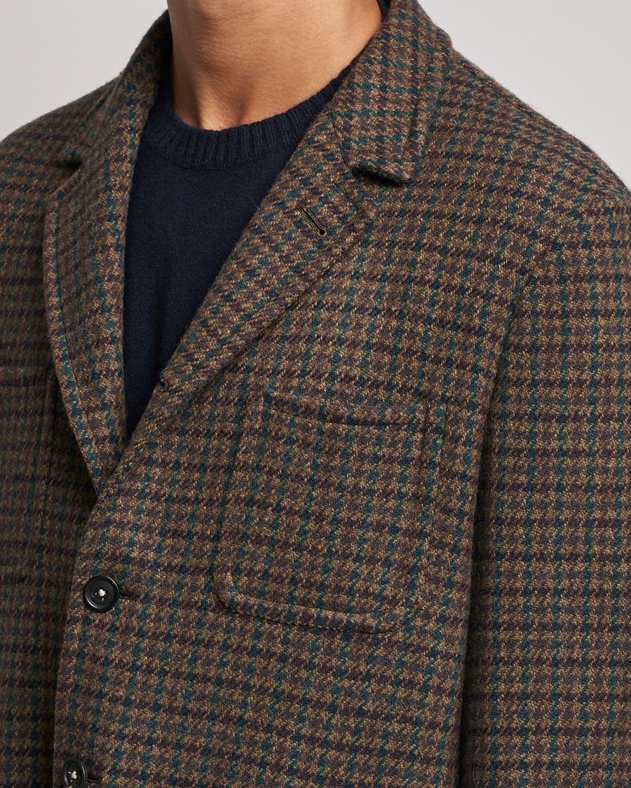 Heren | Jassen | Massimo Alba | Soft Tweed Jacket Bosco Check