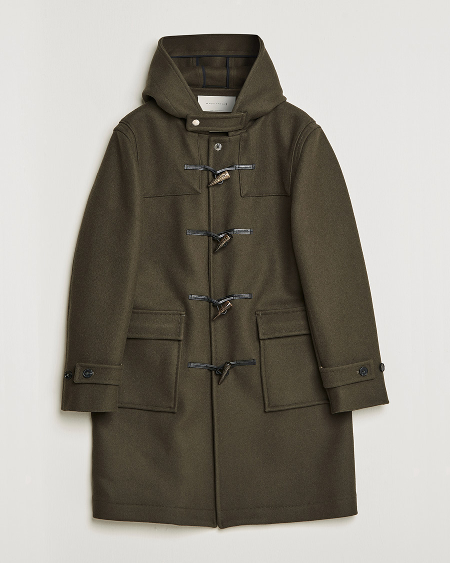 Heren | Jassen | Mackintosh | Weir Duffle Coat Dark Olive