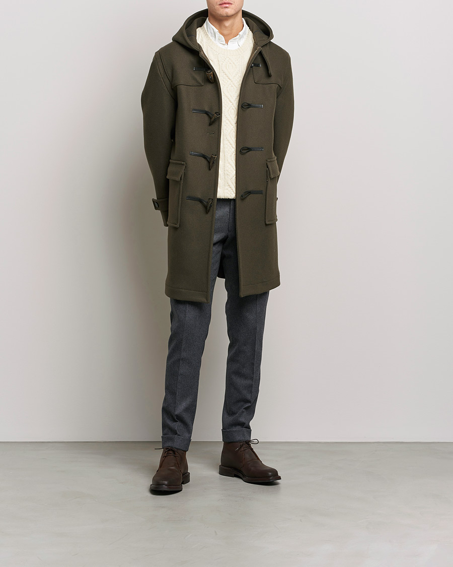 Heren | Jassen | Mackintosh | Weir Duffle Coat Dark Olive
