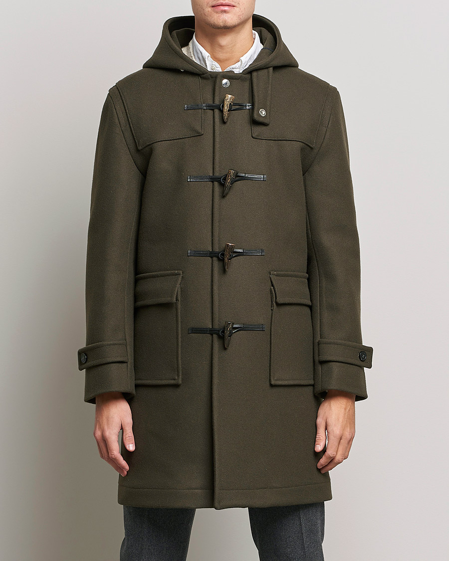 Heren | Jassen | Mackintosh | Weir Duffle Coat Dark Olive