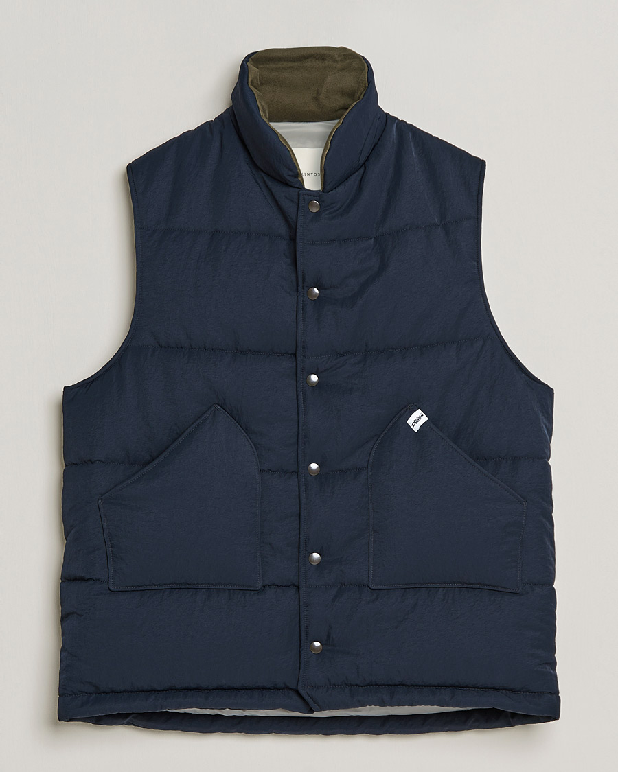 Heren | Gilets | Mackintosh | Osaka Gilet Vest Navy