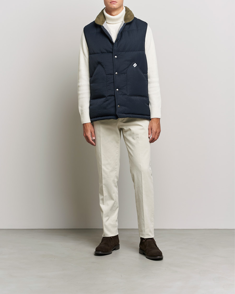 Heren | Gilets | Mackintosh | Osaka Gilet Vest Navy