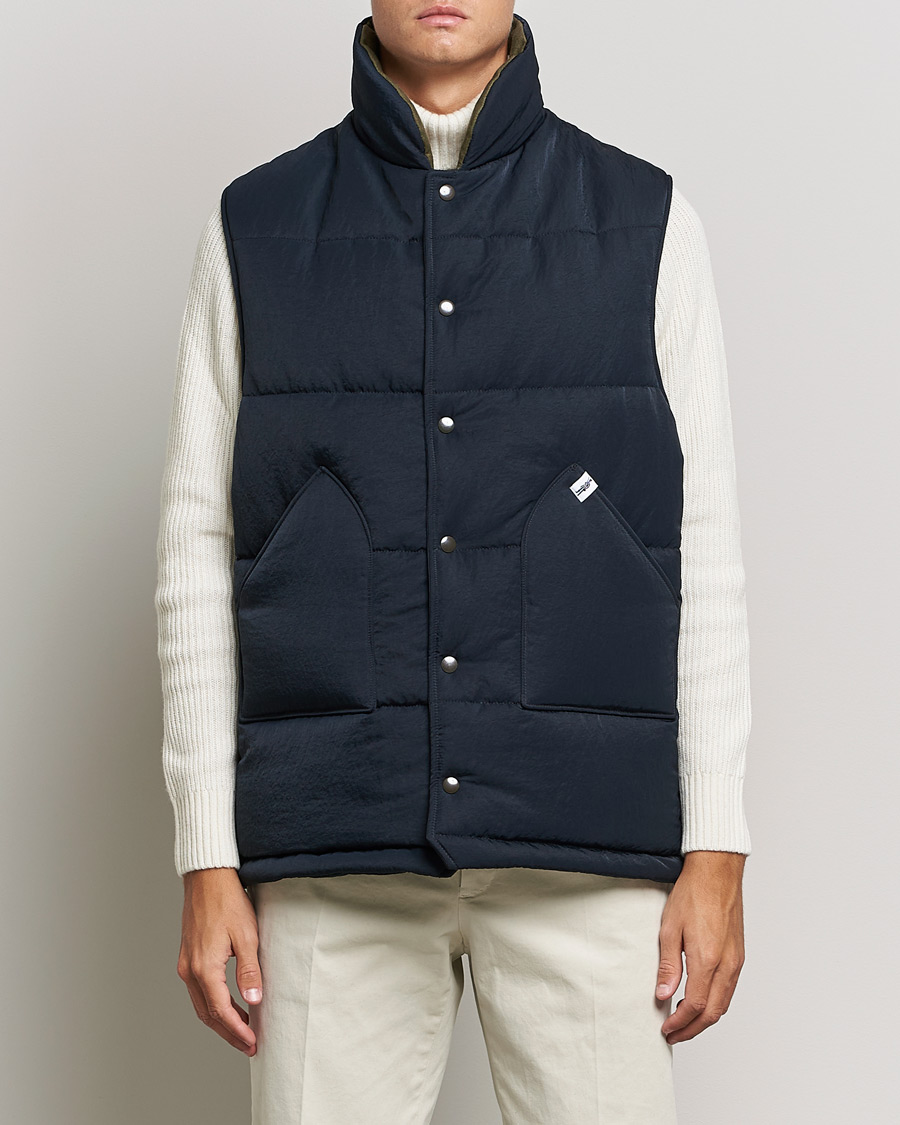 Heren | Gilets | Mackintosh | Osaka Gilet Vest Navy