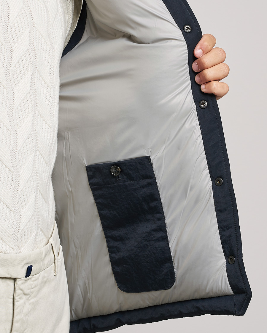 Heren | Gilets | Mackintosh | Osaka Gilet Vest Navy