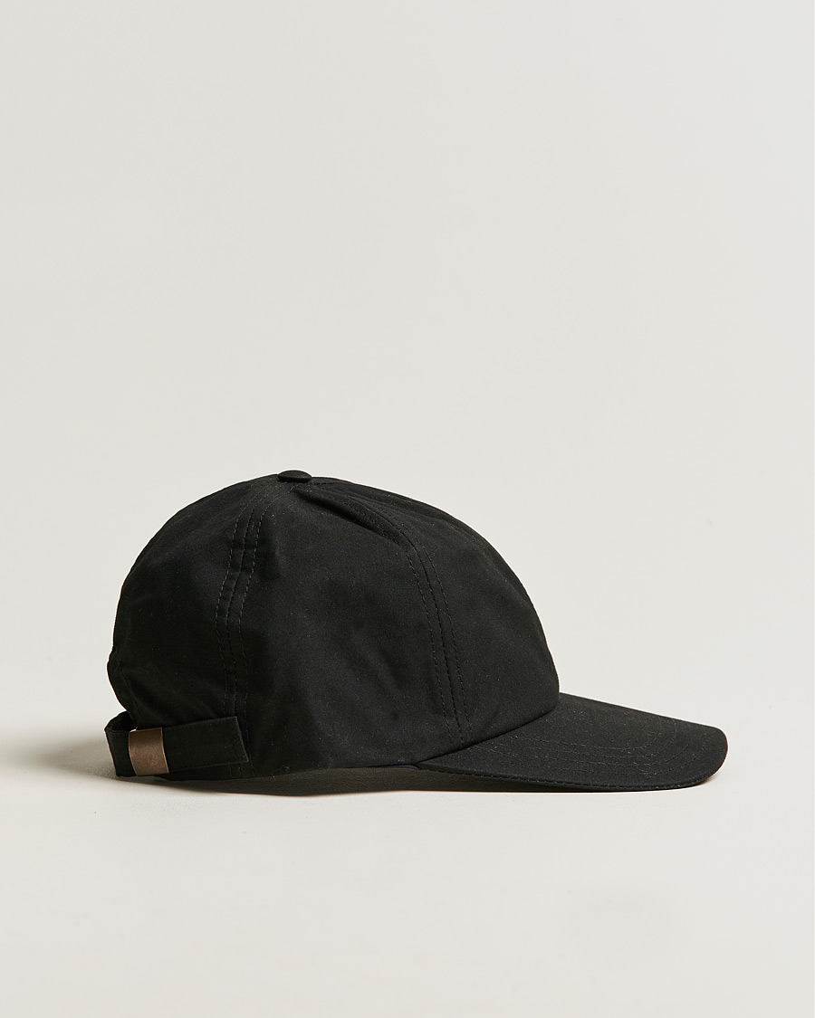 Heren | Mackintosh Tipping Baseball Cap Black | Mackintosh | Tipping Baseball Cap Black